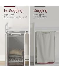 2 Pull-out & Removable Bags Laundry Hamper and Sorter