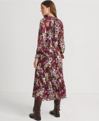 Women's Chiffon Midi Dress