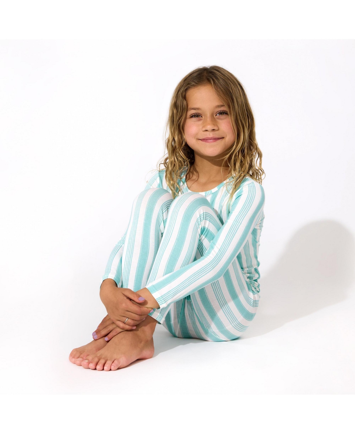 Bellabu Bear Kids Unisex KidsSet of 2 Piece Pajamas - Slumber stripes