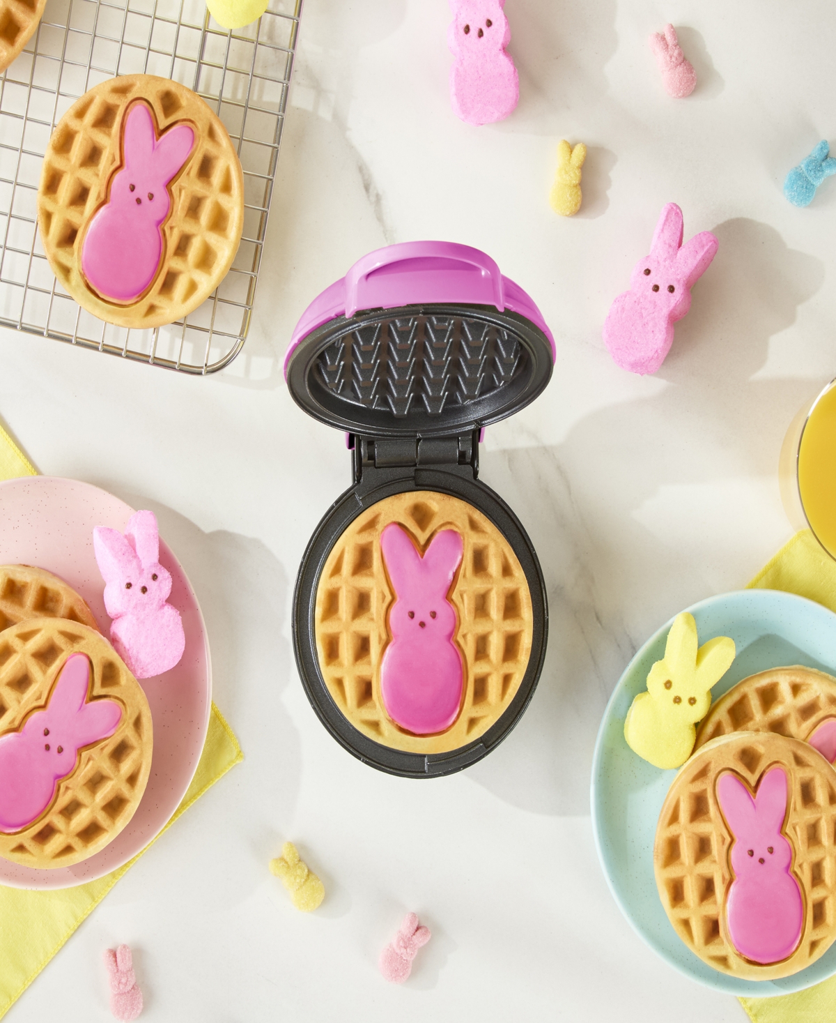 DASH X PEEPS BUNNY MINI WAFFLE MAKER 