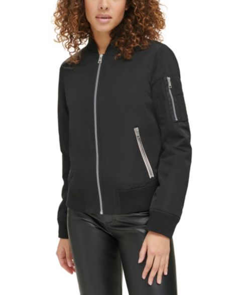 Женские куртки Levi's Lightweight Zip-Detail Bomber Jacket