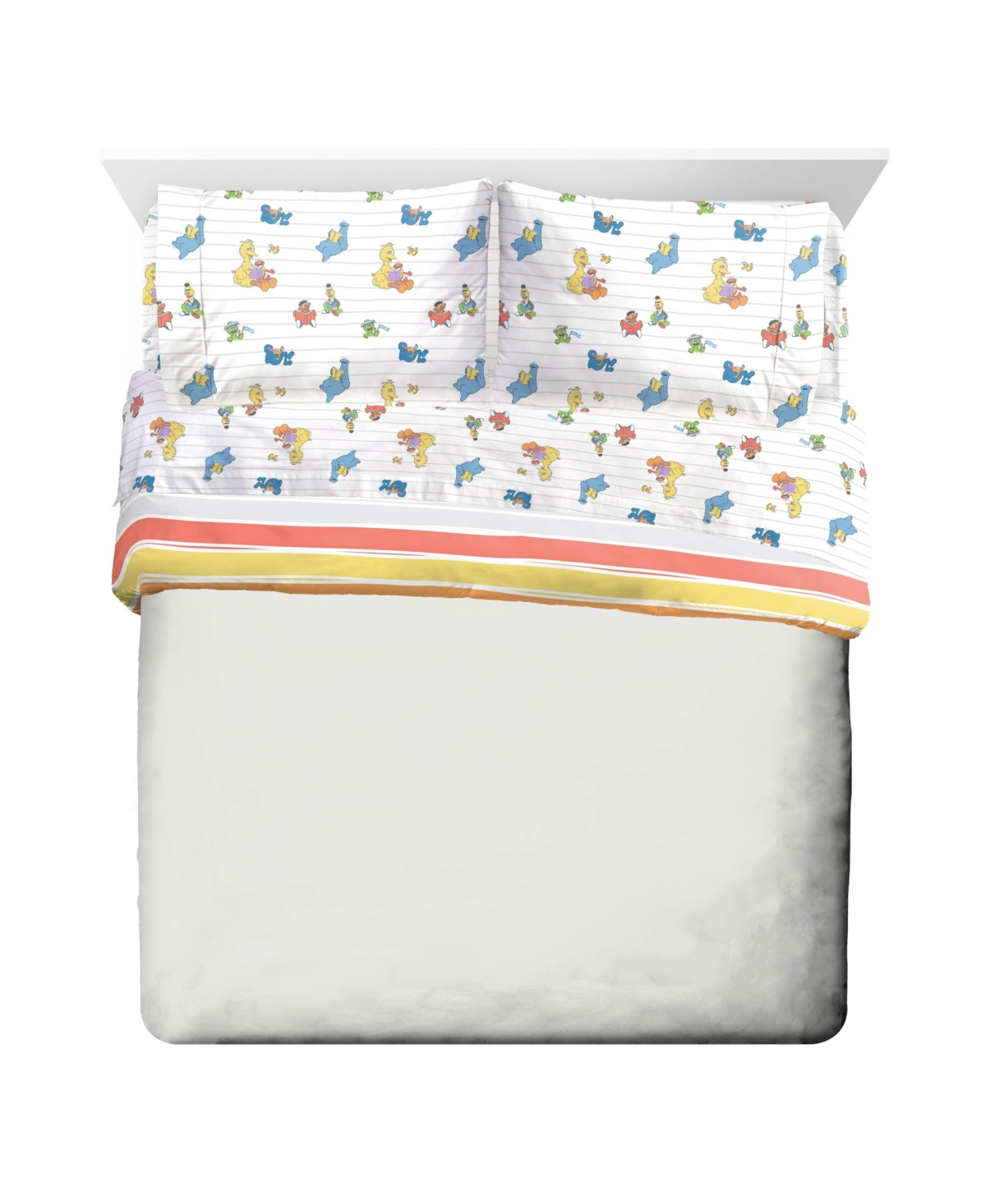 Saturday Park Sesame Street 100% Organic Cotton Kids Bed Set