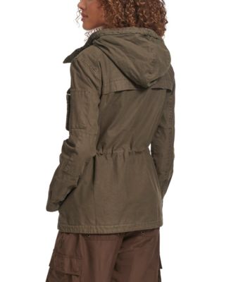 Women's Hooded Military Jacket