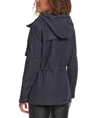 Women's Hooded Military Jacket