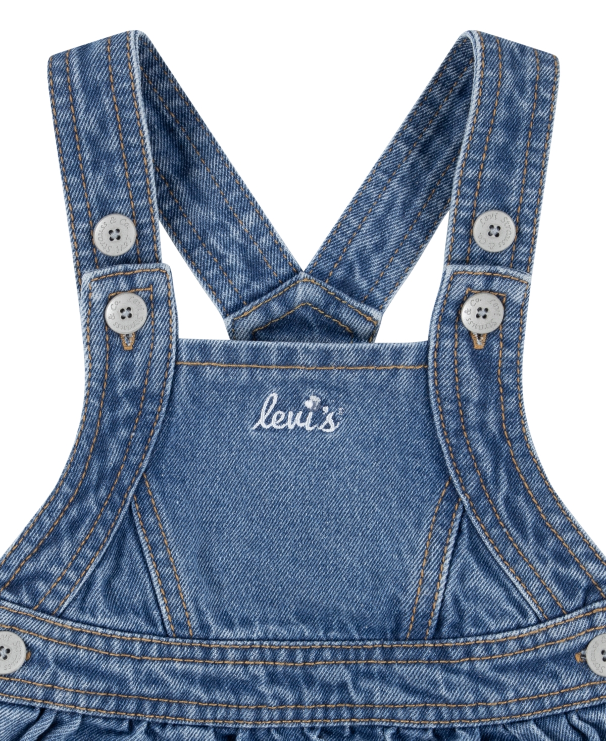 Levi's Infant Girls Bodysuit And Skirtall, 2-piece Set In Anise Flower