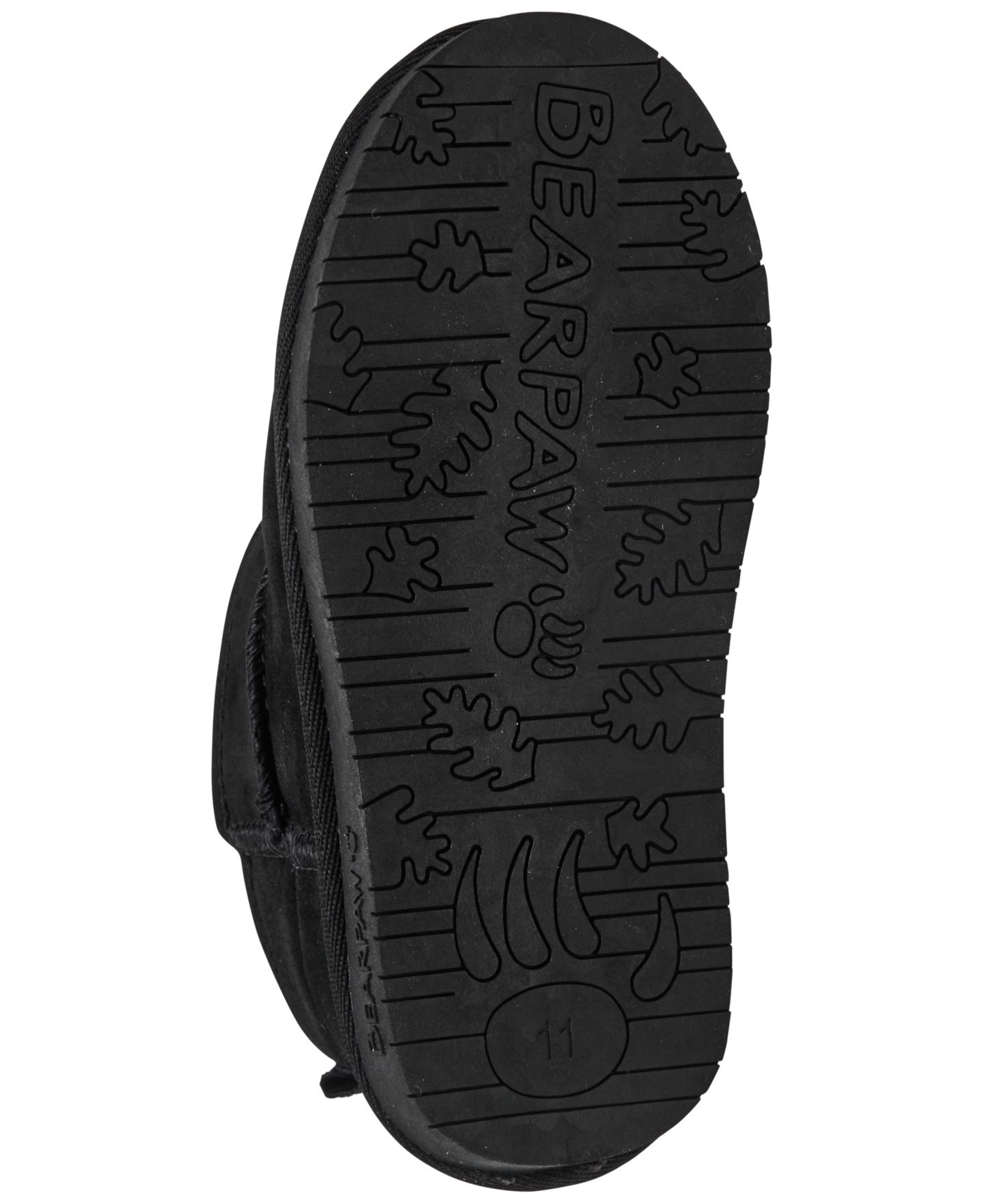 Ботинки BEARPAW Kiara Winter Boots для девочек-малышей, цвет: Чёрный — фото 6