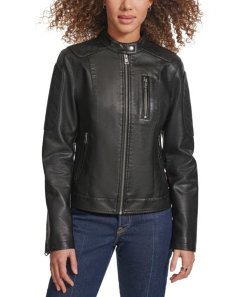 Женские куртки Levi's Women's Faux Leather Biker Jacket