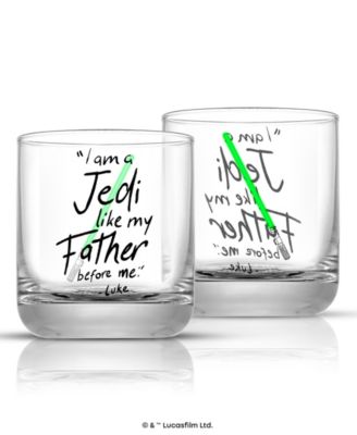 JoyJoly Star Wars Lightsaber Collection Drinking Glasses, Set of 6