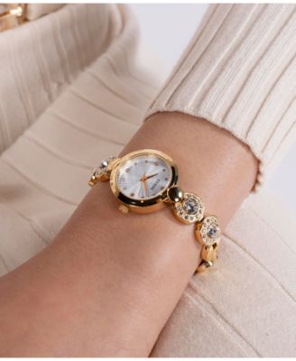 Women's Analog Gold Tone Stainless Steel Watch, 26 mm