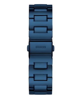 Men's Analog Blue Stainless Steel Watch, 42 mm