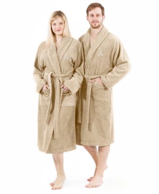 Bookman Font 100% Turkish Cotton Unisex Terry Bathrobe