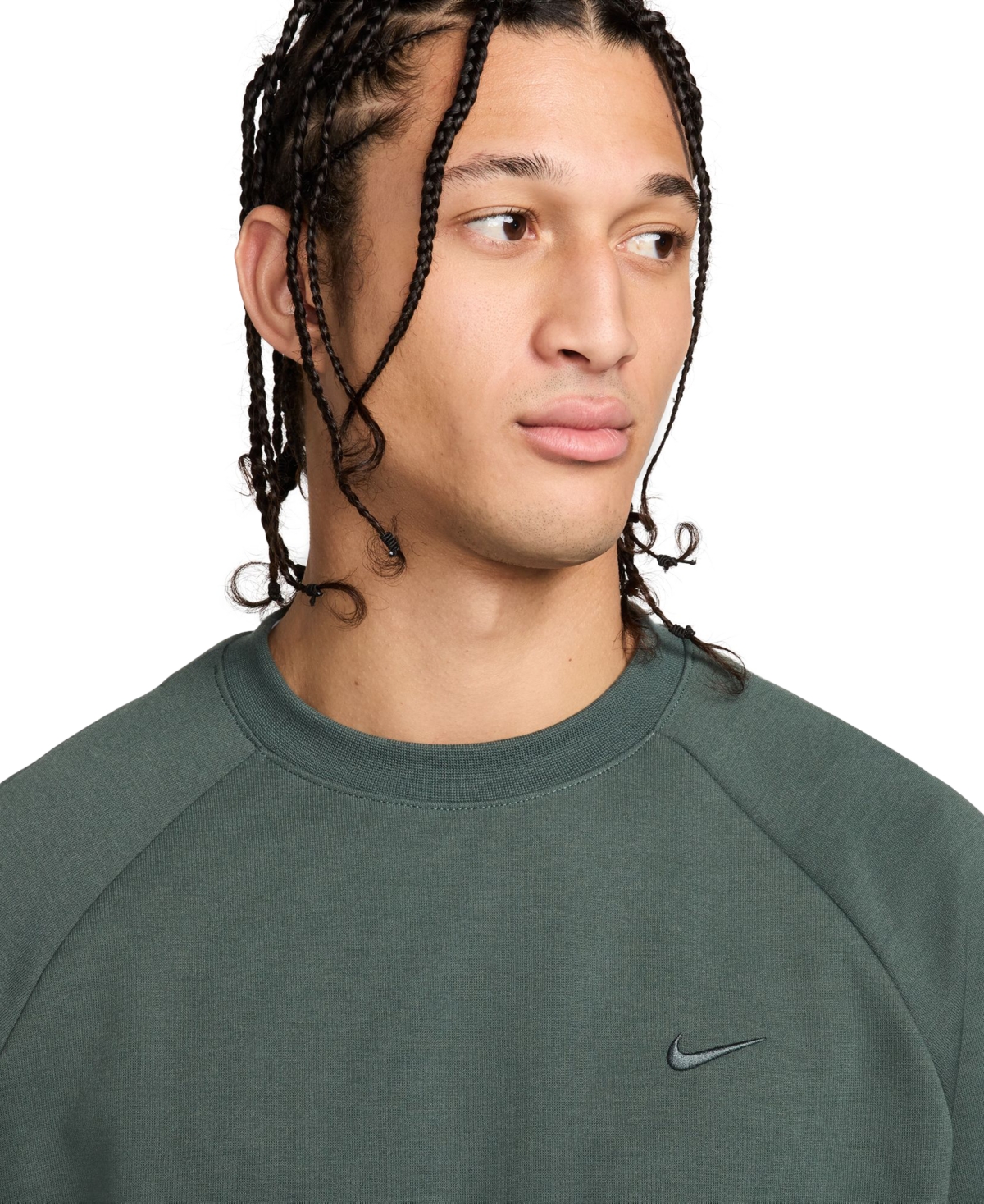 Nike Men's Primary Dri-fit Uv Versatile Sweatshirt In Green