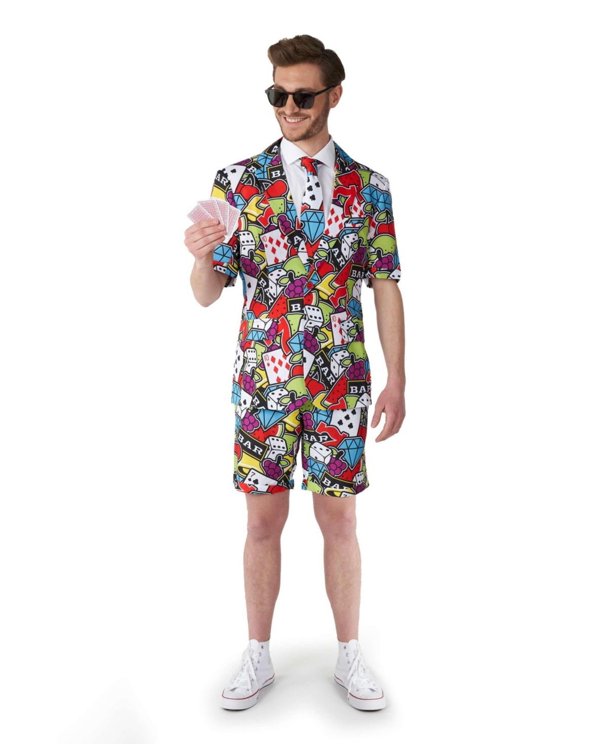 Men's Summer Party Suits - Multicolor - casino