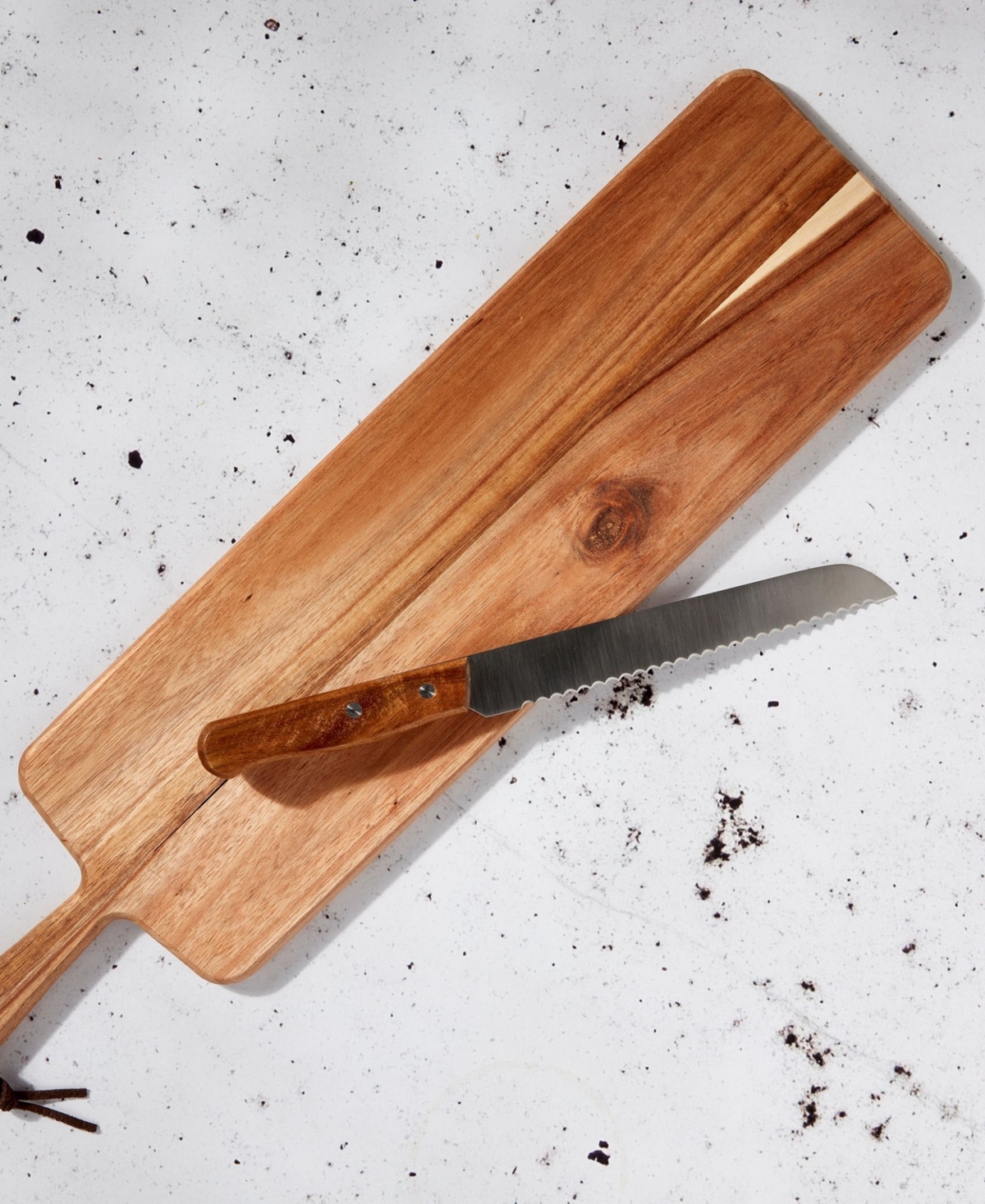 Tabletops Gallery Acacia Rectangular Serving Board Set In Wood