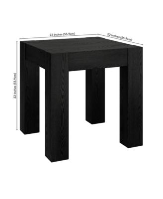 22" Langston Wide Square Side Table