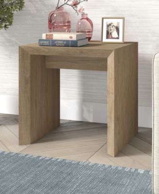 22" Oswin Wide Rectangular Side Table