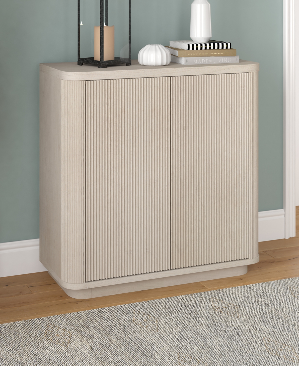 Hudson & Canal 32" Easton Wide Rectangular Accent Cabinet