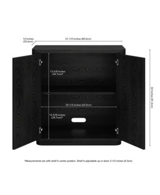 32" Plympton Wide Rectangular Accent Cabinet