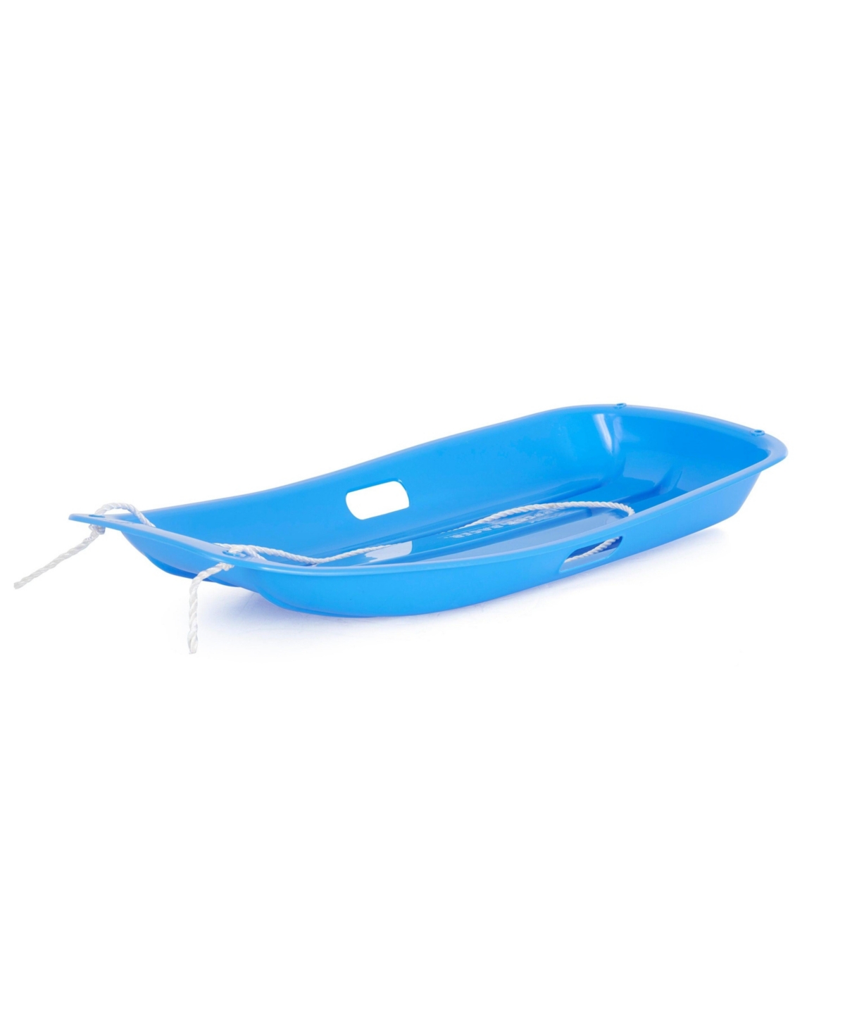 Slippery Racer Downhill Sprinter Kids Plastic Toboggan Snow Sled, Blue (2 Pack