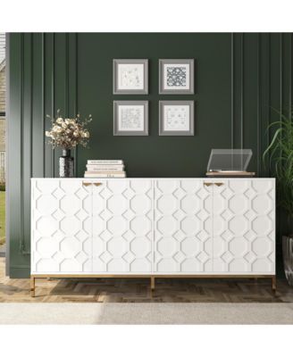 4 Door Locker Accent Cabinet