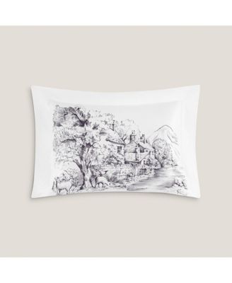 GORANNA Sham - Euro purple-white