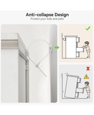 6-Drawer Wood Closet Organizer Dresser with Storage