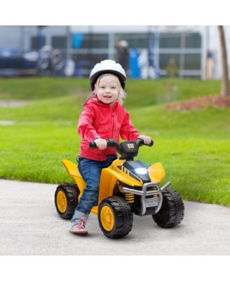 CAT Licensed Kids ATV with Horn, LED Headlights for 18-36 Months
