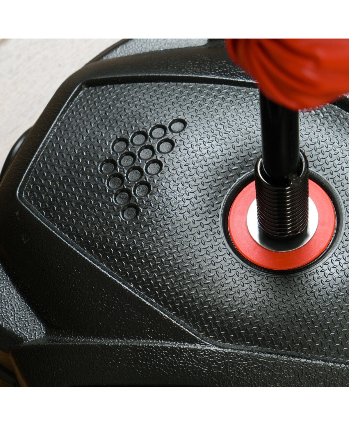 Qaba Kids Punching Bag with Stand & Boxing Gloves for Boys & Girls,- Black