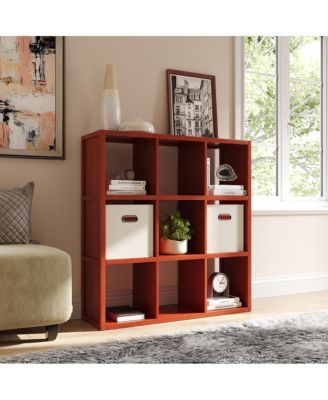 Solid Wood 9 Cube Organizer