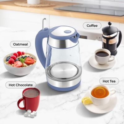 Fast-Boiling Electric Kettle 1500W With Auto Shut-Off 1.7L Hot Water Kettle