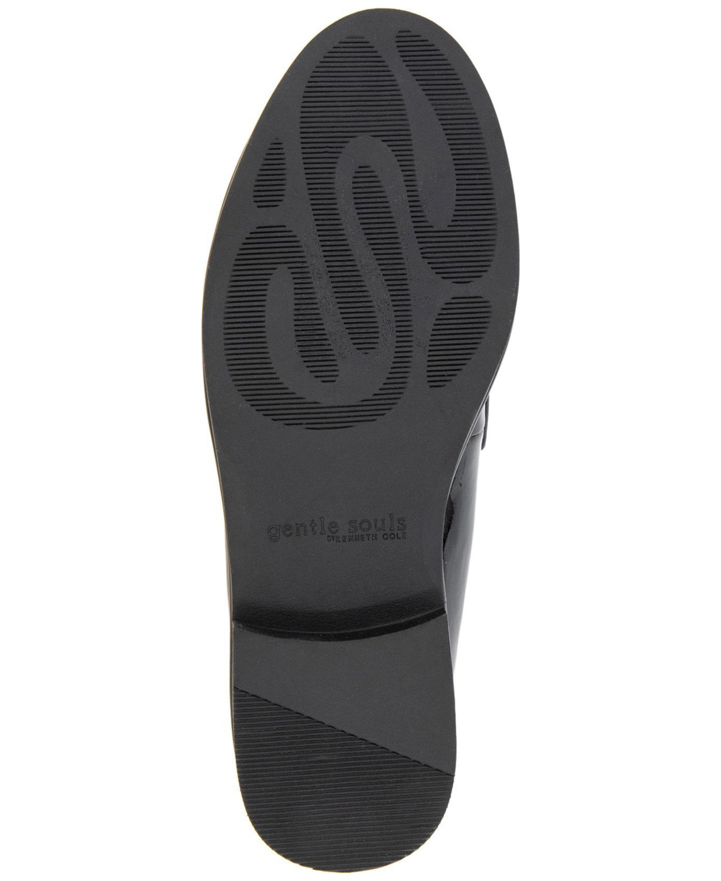 Женские туфли Gentle Souls Cybil Loafer Flats, цвет: Чёрная лаковая кожа — фото 4