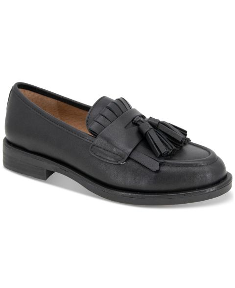 Женские туфли Gentle Souls Cydney Tassel Loafer Flats, цвет: Чёрный