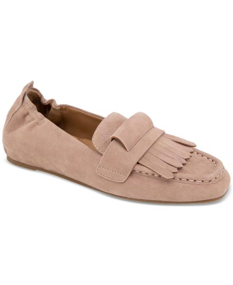 Женские туфли Gentle Souls Scotty Loafer Flats, цвет: Палевый замшевый
