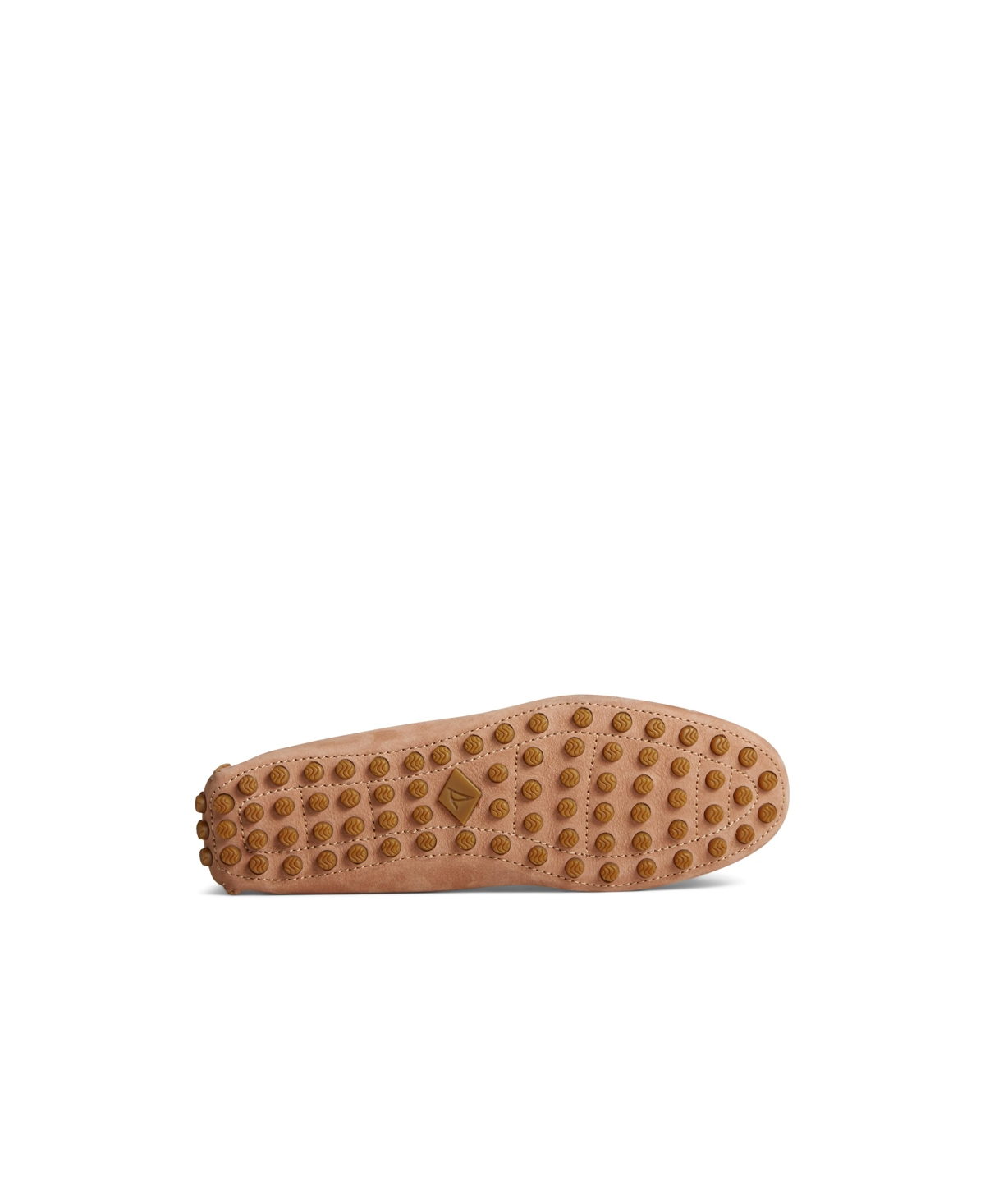Sperry Women's Port Driver Round Toe Flats In Tumbled Medium Beige