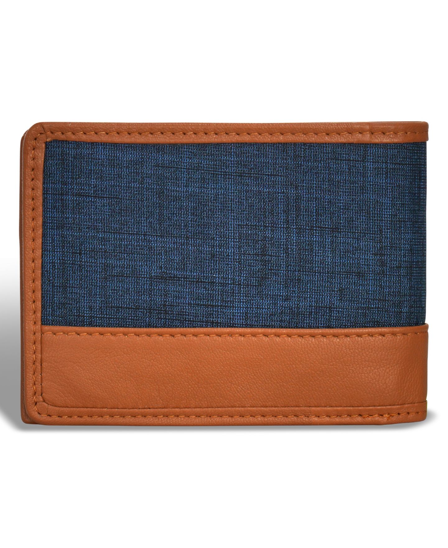 Мужской кошелёк CHAMPS Denim Collection Leather Center Wing Wallet, цвет: Чёрный — фото 7