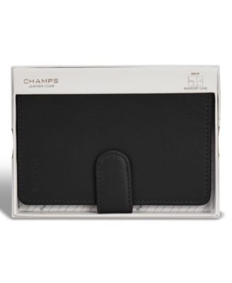 Men's Onyx Collection Leather Passport Case