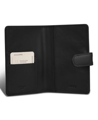 Men's Onyx Collection Leather Passport Case