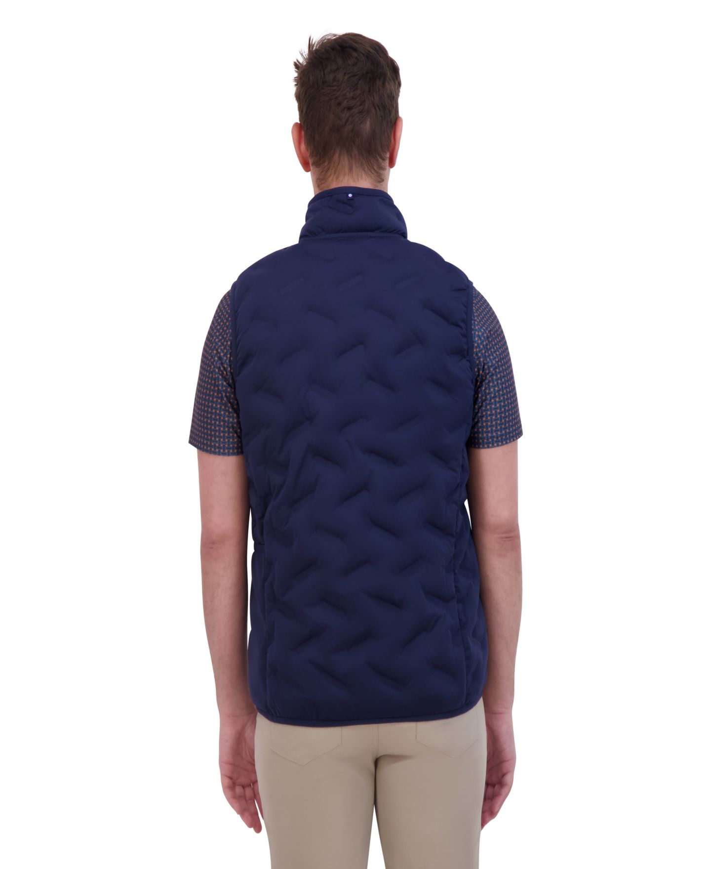 Мужской жилет Ben Sherman Sport 4Way Stretch Seamless Quilt Vest, цвет: Тёмно-синий — фото 2