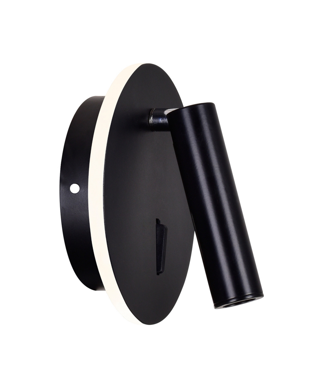 Shop Cwi Lighting 6" Metal Private I Led Sconce In Matte Black