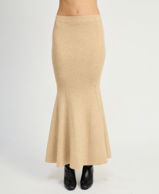 En Saison - Women's Gweneth Pull-On Knit Maxi Skirt