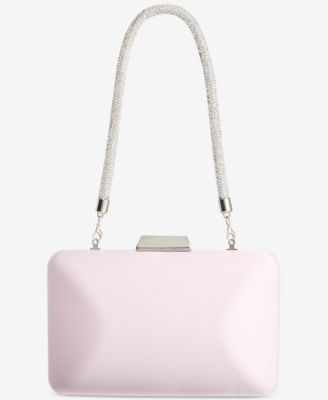I.N.C. International Concepts - Crystal Top Handle Mini Satin Frame Bag