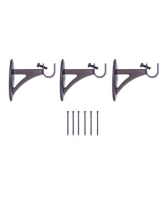 Fast Fit Easy Install Carey 5/8" Decorative Window Curtain Rod