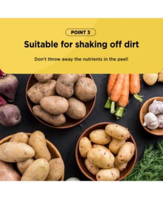 Kproduct4u K-CORNSSIL Potato & Vegetable Peeling PLA Scrubber, Yellow, 4 pcs