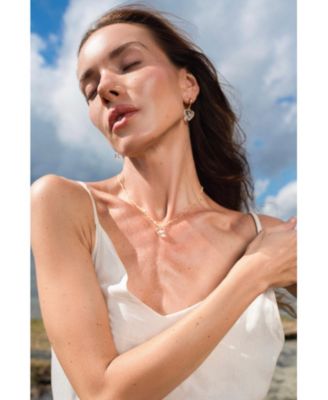 Frost Heart Necklace and Earrings Set