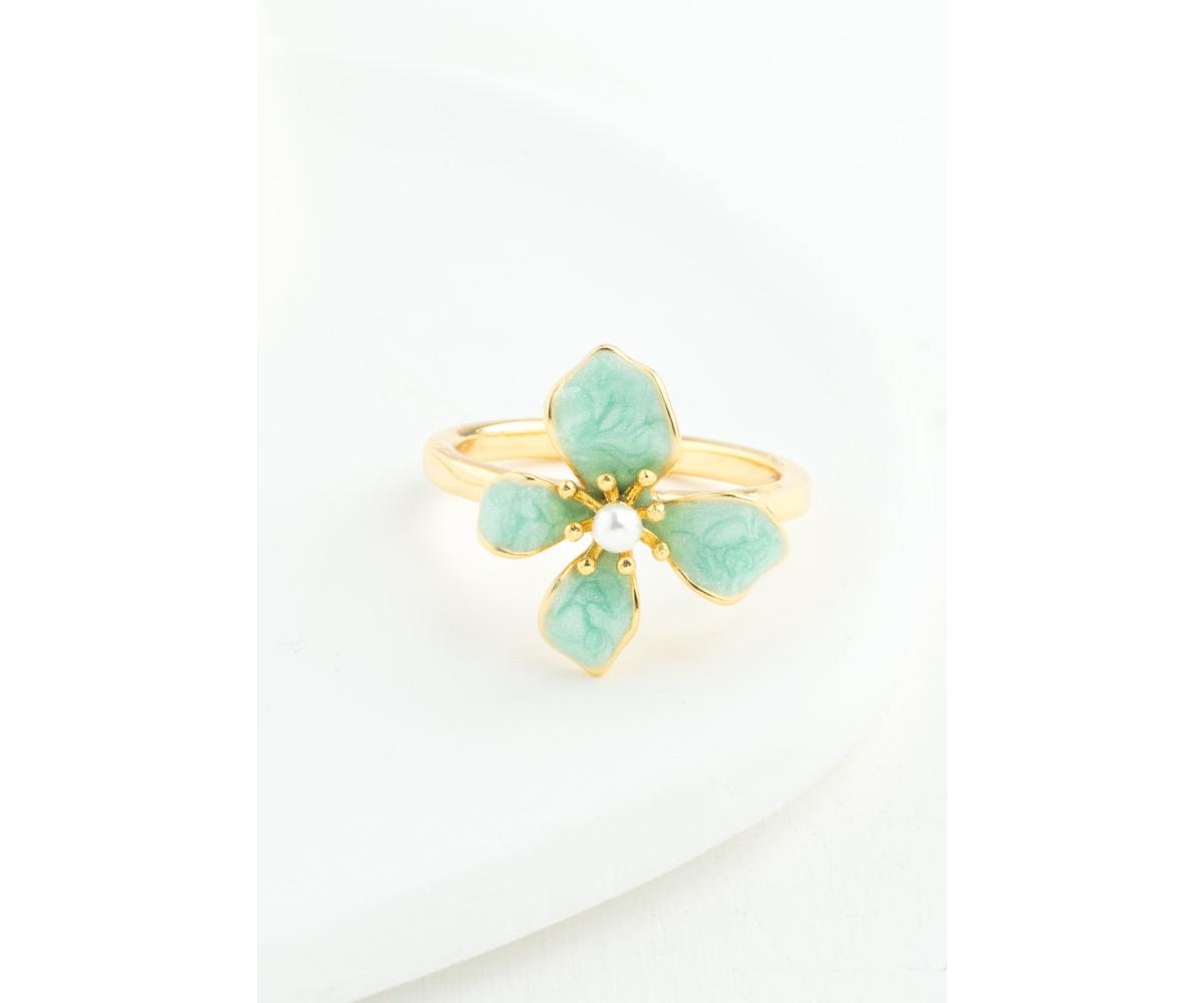 Hope in Bloom Ring in Mint - Mint green