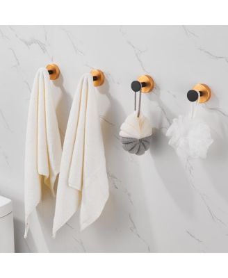 Round Base Wall-Mounted Coat Hook with Screws Durable and Stylish Organizer for Coats and Accessories