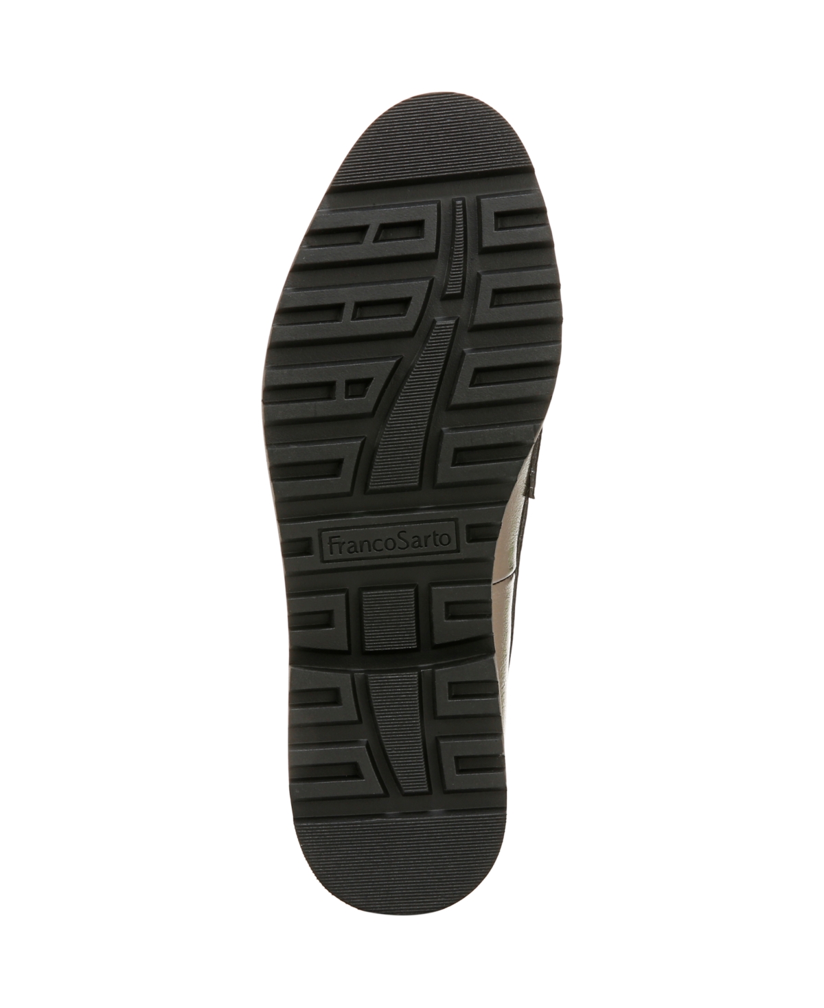 Franco Sarto Colette Bit Loafer In Pewter Metallic Faux Leather