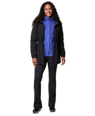 Womens Rose Winds Softshell Jacket Fleece Bootcut Leggings