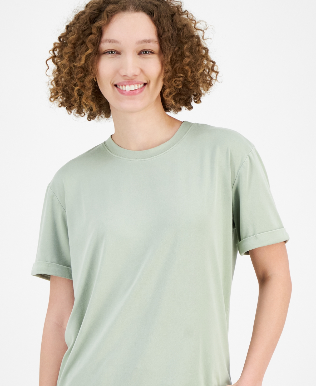 REBELLIOUS ONE JUNIORS' SUPER SOFT CREWNECK TEE 