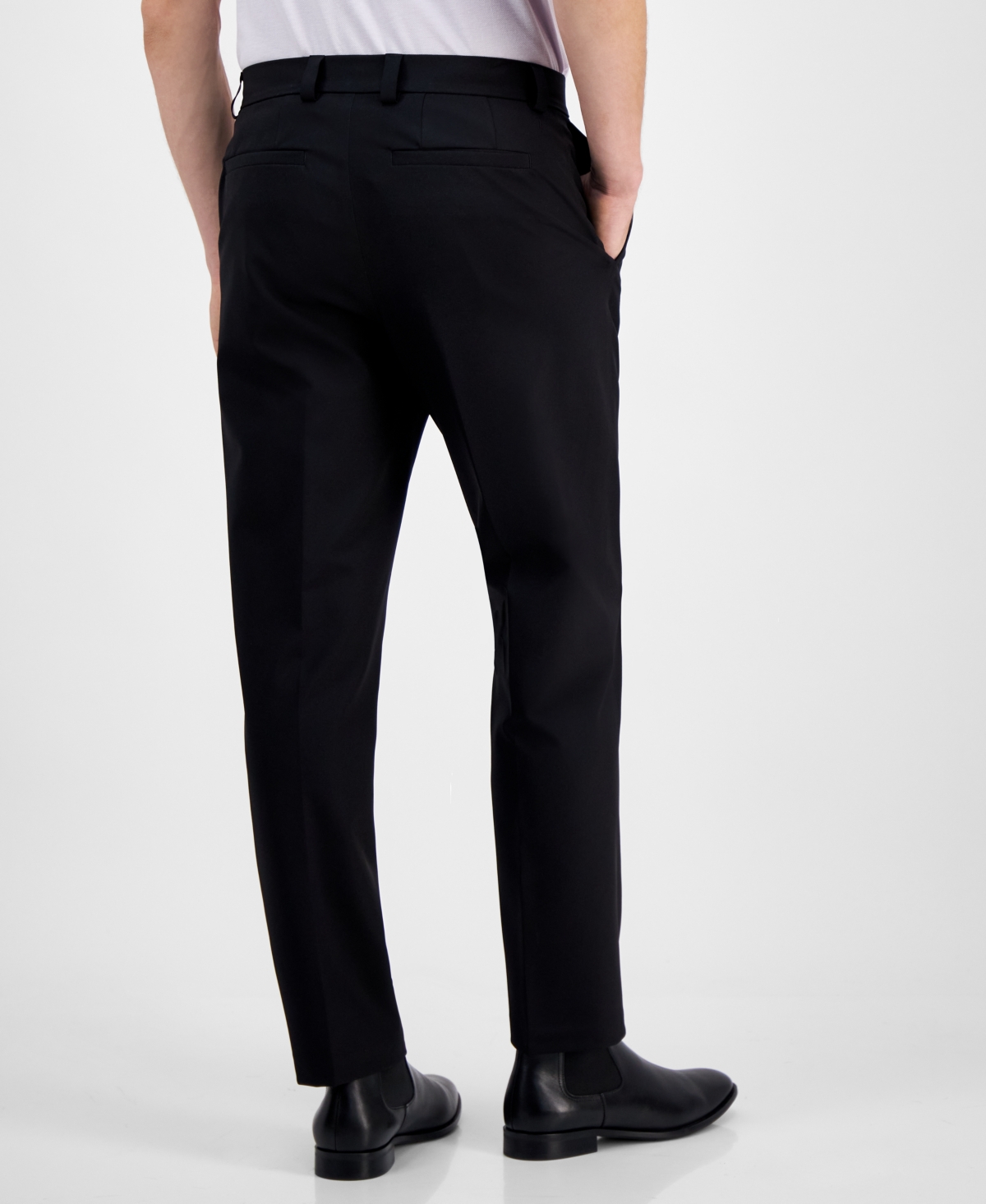 Hugo Boss Men's Teagan Slim Fit Formal Trousers In Black